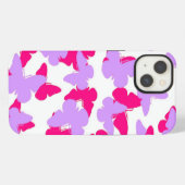 層にされた蝶 iPhoneケース (裏面横)