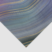 層カッコいい |美しいブルーパープルと金ゴールド瑪瑙 薄葉紙 (詳細)