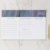 層カッコいい | Blue Purple金ゴールドアゲート一覧 ペーパーパッド (インサイチュ)