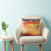 層式サンセットウォーターカラー枕 クッション (椅子)