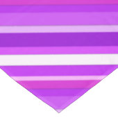 層状のストライプキャンディの – 紫と蘭 テーブルクロス (アングル)