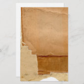 層状の古い破れた紙2文房具 便箋 (正面/裏面)