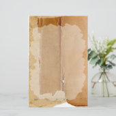 層状の古い破れた紙3文房具 便箋 (スタンド正面)