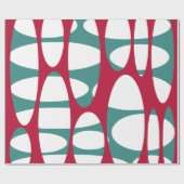 層状の楕円 ラッピングペーパー (フラット)