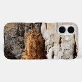 層状の樹皮テクスチャー スマートフォンケース Case-Mate iPhoneケース (裏面 (横))