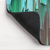 層状の緑と茶色絵を描 マウスパッド (コーナー)