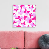 層状の蝶 キャンバスプリント (インサイチュ (リビング))