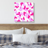 層状の蝶 キャンバスプリント (インサイチュ (寝室))