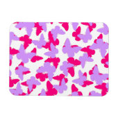 層状の蝶 マグネット (横)