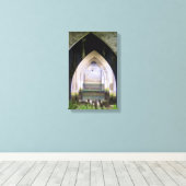 層状アーチ キャンバスプリント (インサイチュ (ウッドフロア))