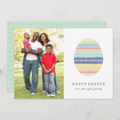 層状エッグイースターカード – インディゴ シーズンカード (正面/裏面)