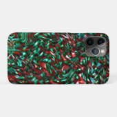 層状カーブ、緑とブルゴーニュ Case-Mate iPhoneケース (裏面(横))