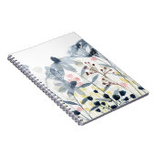 層状ガーデン – 水彩花 ノートブック (右側)