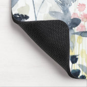 層状ガーデン – 水彩花 マウスパッド (コーナー)