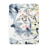 層状ガーデン – 水彩花 マグネット (縦)