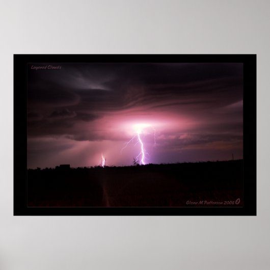 層状クラウド ポスター (正面)