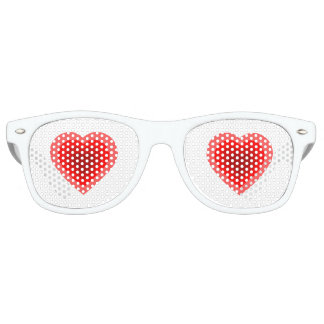 層状ハートデザイン レトロサングラス