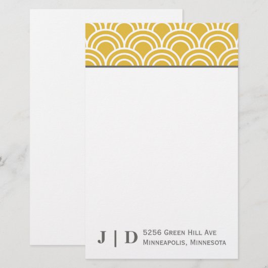 層状ホタテ 便箋 (正面/裏面)