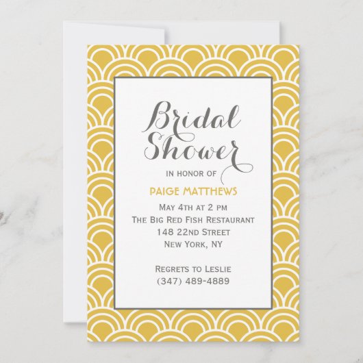 層状ホタテ 招待状 (正面)