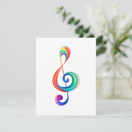 層状レインボートレブルクレフ、 音符記号 シーズンカード (スタンド正面)