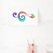 層状レインボートレブルクレフ、 音符記号 横断幕 (インサイチュ)