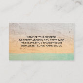 層状文字 名刺 (裏面)