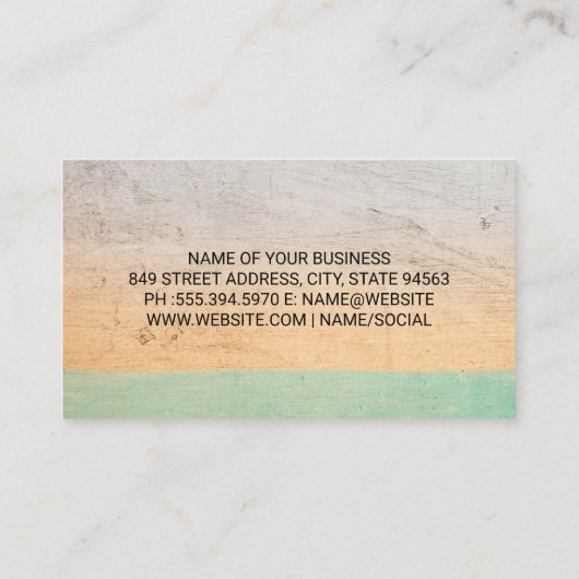 層状文字 名刺 (裏面)