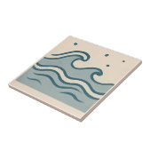 層状海波ミニマルアートタイル タイル (側面)
