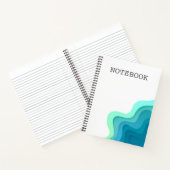 層状紙切り出しデザイン ノートブック (内部)