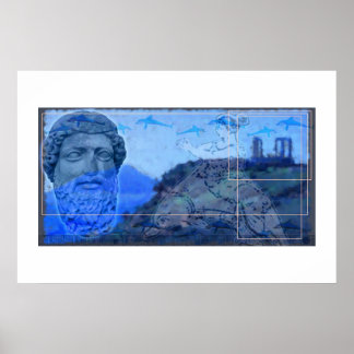 層雲王のポセイドン寺院 ポスター