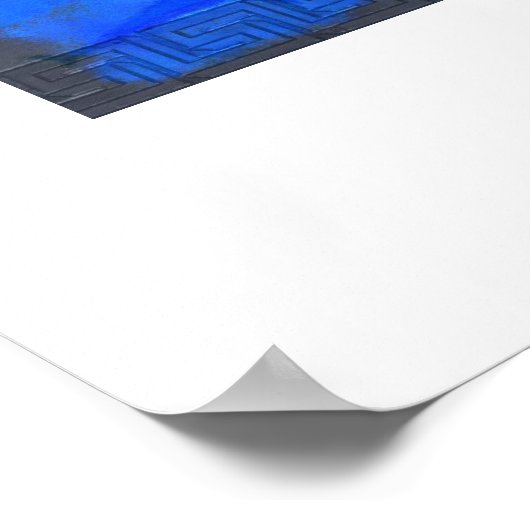 層雲王のポセイドン寺院 ポスター (角)