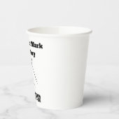 履歴にマークを付ける 紙コップ (左)
