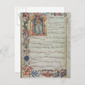 履歴のあるミュージカル表記のページ ポストカード (正面/裏面)