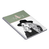 履歴のパーソフェミニンリファッショニスタ設定 ノートブック (右側)