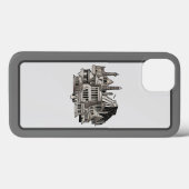 履歴の白黒アイコン Case-Mate iPhoneケース (裏面 (横))