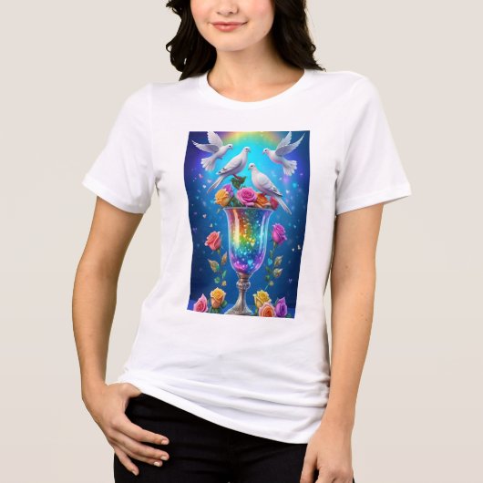 履歴を定義するパス トライブレンドTシャツ (正面)