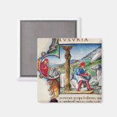 履歴イニシャル'L' マグネット (正面/裏面)