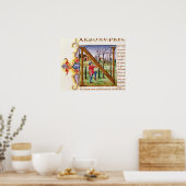 履歴イニシャル'N' ポスター (キッチン)