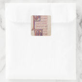 履歴イニシャル'P' スクエアシール (バッグ)