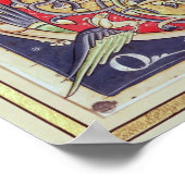 履歴イニシャル'U' ポスター (角)