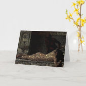 履歴イラストレーションマッサージセラピークライアント カード (黄色い花)