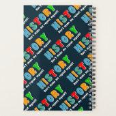 履歴カラフルの繰り返し プランナー手帳 (裏面)