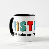 履歴カラフルの繰り返し マグカップ (正面左)