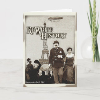 履歴グリーティングカードの書き換え カード