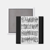 履歴コスチューム マグネット (正面/裏面)