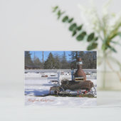 履歴スチームエンジントラクタ… ポストカード (スタンド正面)