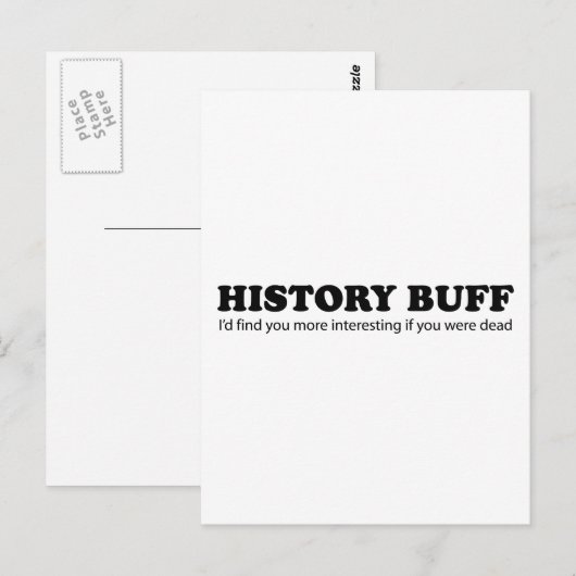 履歴バフ ポストカード (正面/裏面)