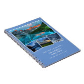 履歴パーソナライズされた追加の写真と文字の贈り物アイディア ノートブック (右側)