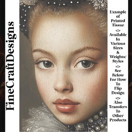 履歴ファンタジーポートレート女性BG3デコページ 薄葉紙