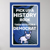 履歴ブックを取得する。次に民主党員に投票 ポスター (正面)